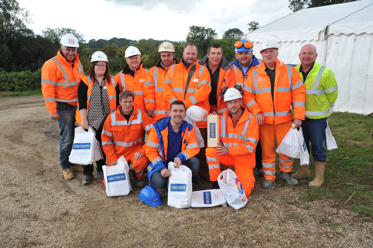 All those taking part received an official attendance certificate, which goes towards their Continuing Professional Development programme, as well as a Grundon Sand &amp; Gravel goodie bag.
