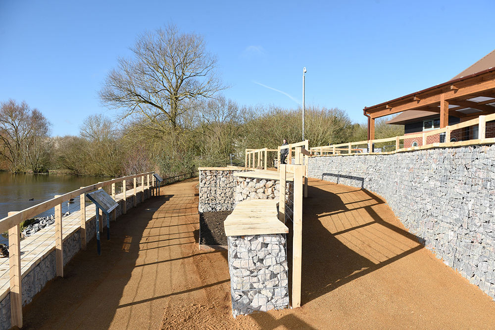 Grundon Sand &amp; Gravel donated Coxwell Self-Binding Path Gravel for the pathways