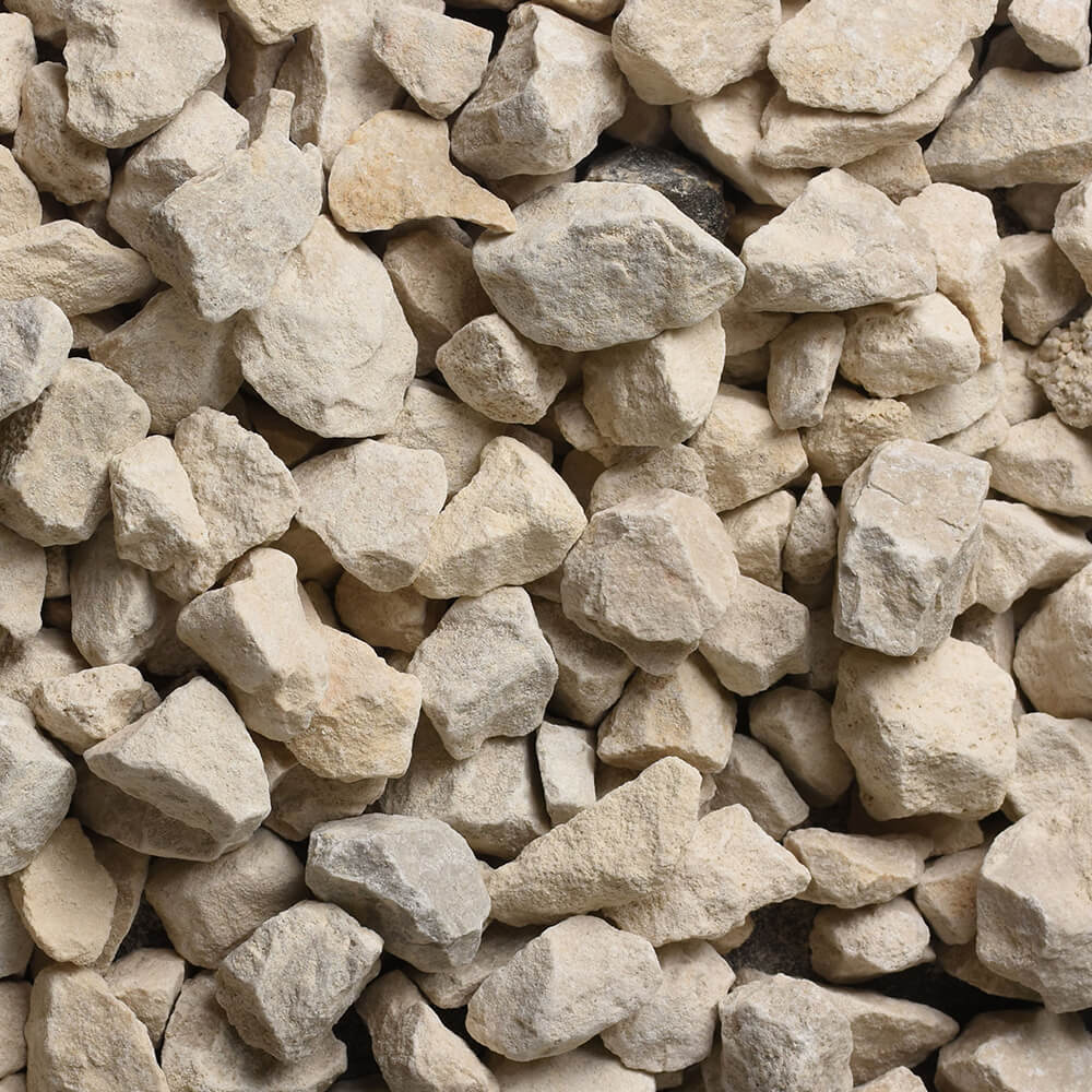 Old English white stone chippings